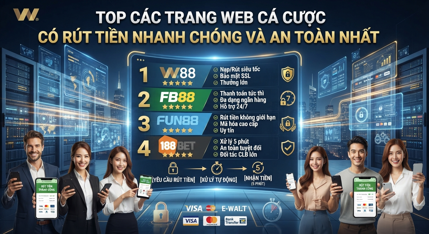 các trang web cá cược cho phép rút tiền